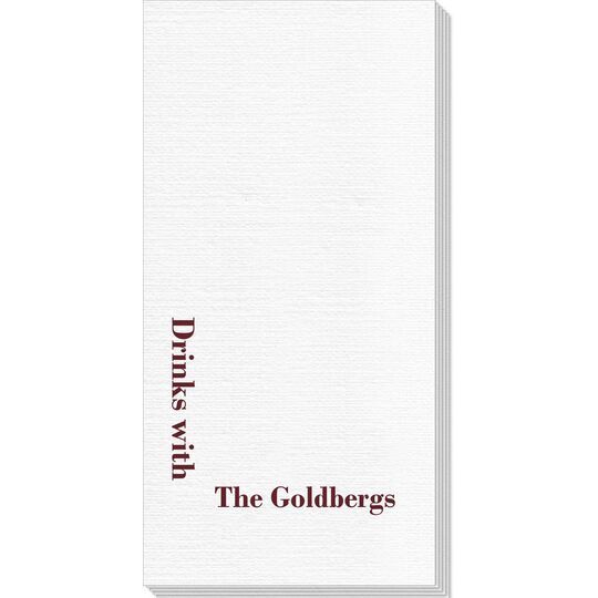 Left Corner Text Deville Guest Towels